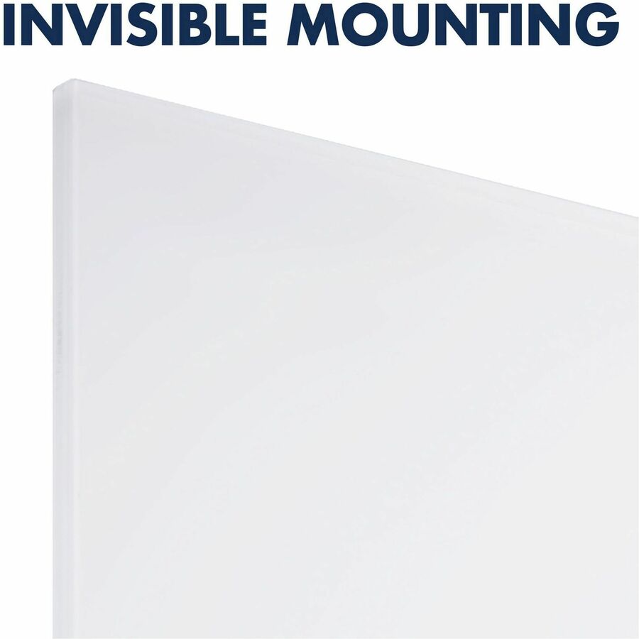 Quartet InvisaMount Vertical Glass Dry-Erase Board - 28x50 - Q012850IMW
