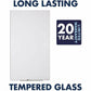 Quartet InvisaMount Vertical Glass Dry-Erase Board - 28x50 - Q012850IMW