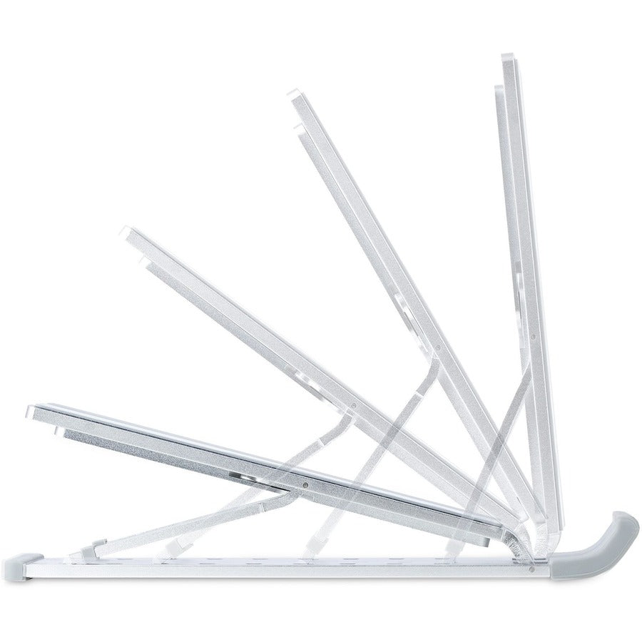 StarTech.com Foldable Laptop Riser Stand, Portable Height Adjustable Ergonomic Laptop Stand, Tilt/Raised/Angled Laptop/Tablet Stand - LAPTOP-RISER-BAR