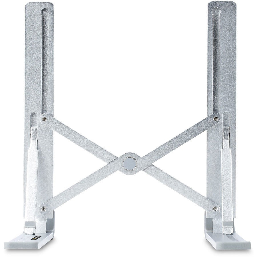 StarTech.com Foldable Laptop Riser Stand, Portable Height Adjustable Ergonomic Laptop Stand, Tilt/Raised/Angled Laptop/Tablet Stand - LAPTOP-RISER-BAR