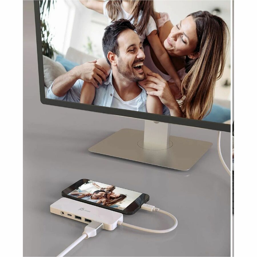 j5create USB-C Multi-Port Hub with Power Delivery - JCD373