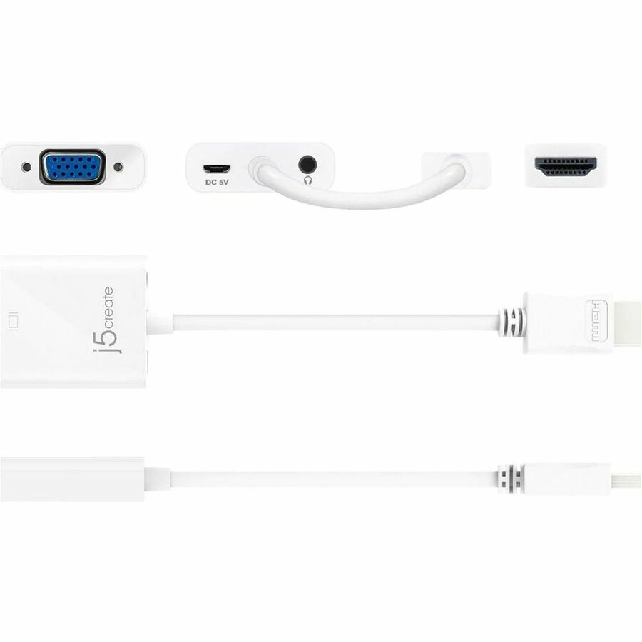 j5create HDMI to VGA Adapter - JDA213