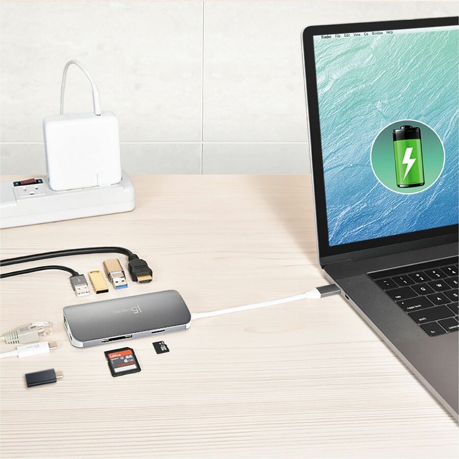 j5create USB-C Multi Adapter (9 Functions in 1) - JCD383