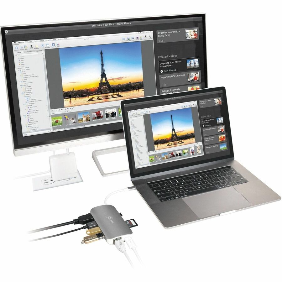 j5create USB-C Multi Adapter (9 Functions in 1) - JCD383