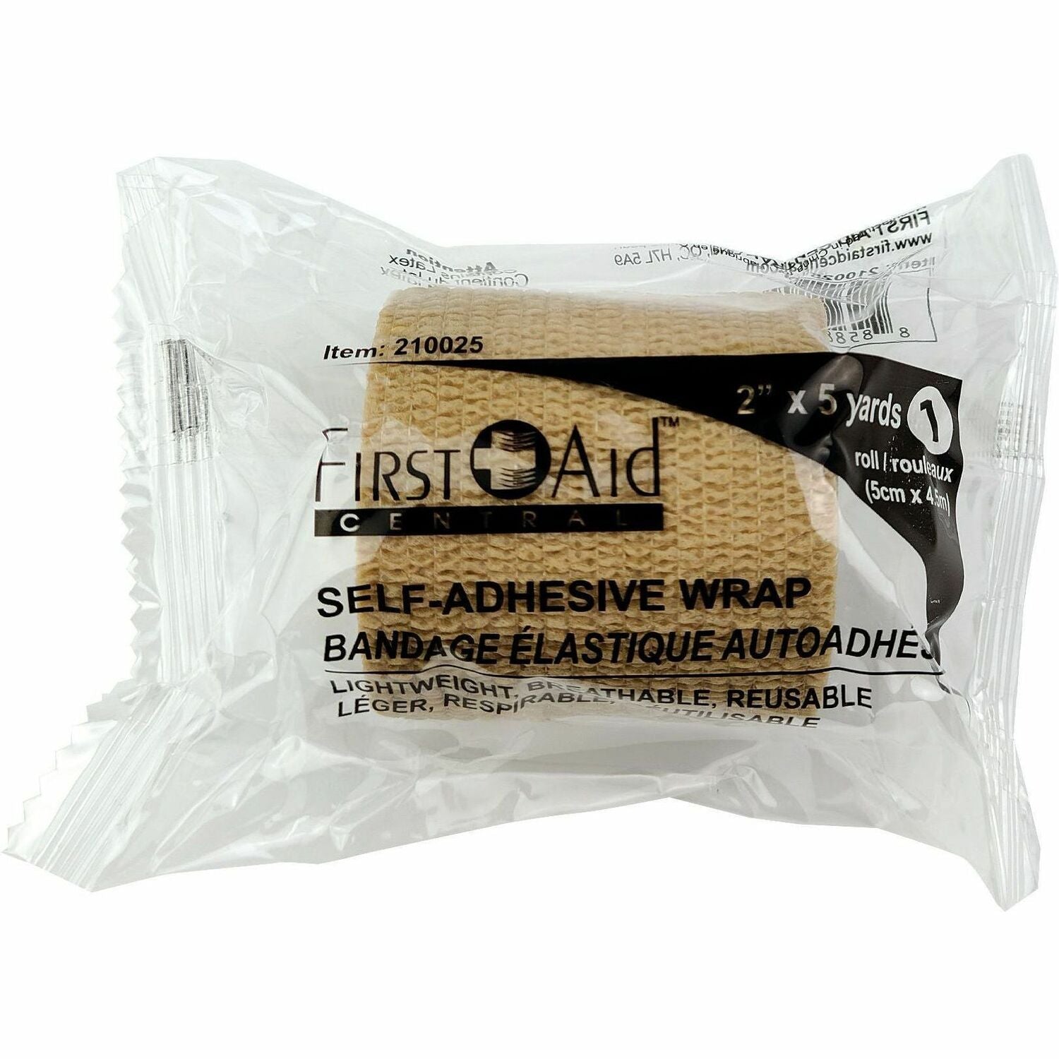 First Aid Central Self-Adhering Wrap Bandages 2" x 15"