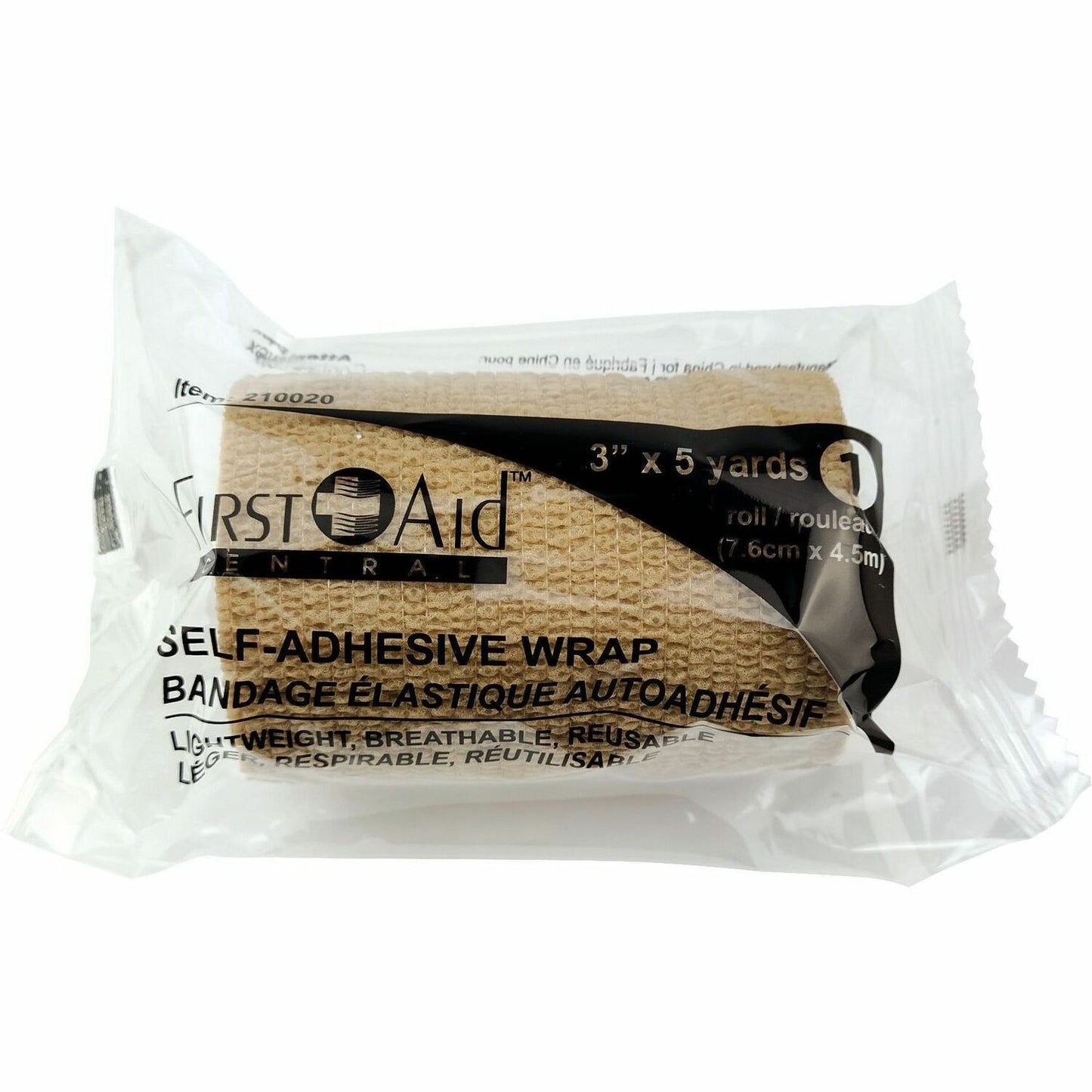 First Aid Central Self-Adhering Wrap Bandages 3" x 15"