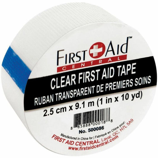 First Aid Central First Aid Transparent Tape 1" x 30'