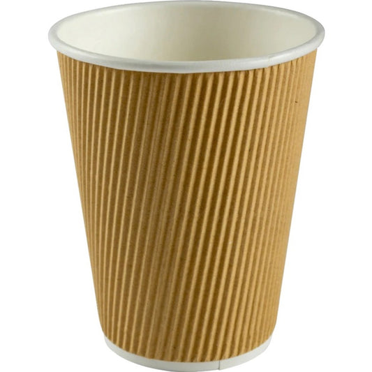 Hy Pax Eco Nature Kraft Ripple Hot Cups