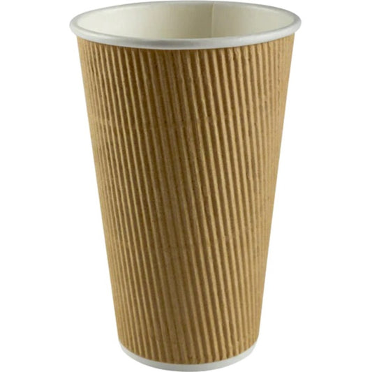 Hy Pax Eco Nature Kraft Ripple Hot Cups