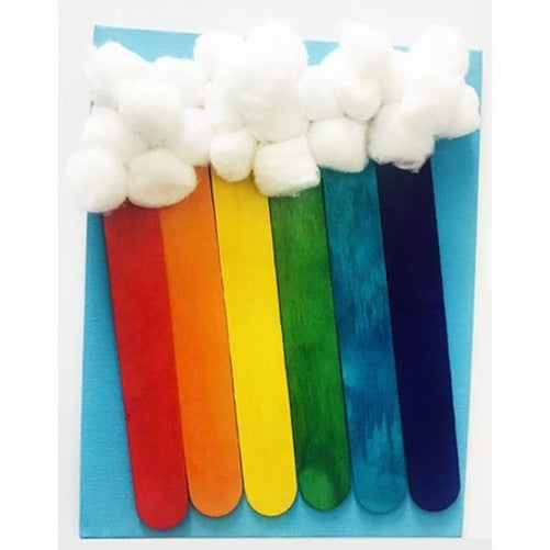 DBLG Import White Cotton (Acrylic) Fluffs - 37656