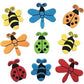 DBLG Import Self-Adhesive Foam Insect Shapes
