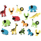 DBLG Import Self-Adhesive Foam Farm and Zoo Animal Shapes