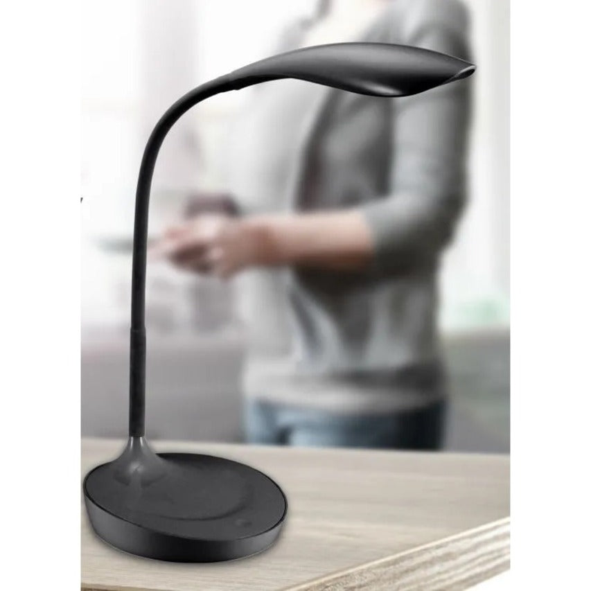 Bostitch Gooseneck LED Desk Lamp 4.5W Black - KT-VLED1502-BLK