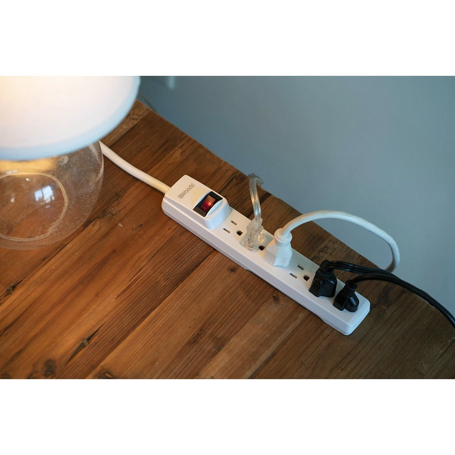 Woods 6-Outlet Power Strip - 41434