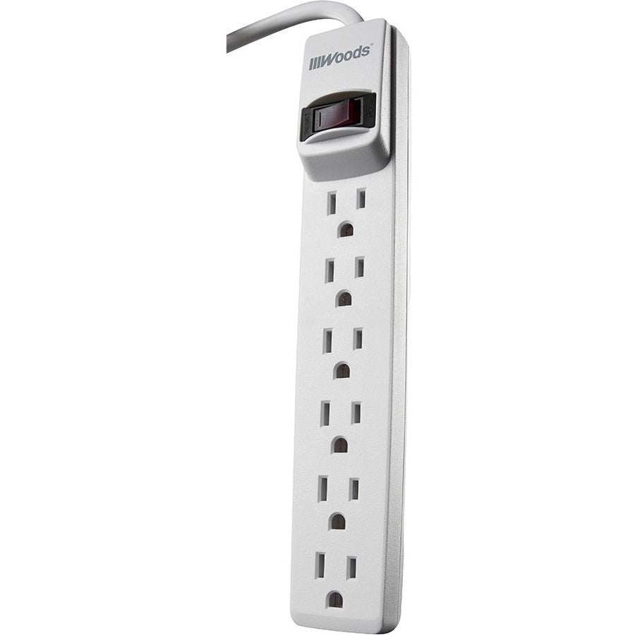Woods 6-Outlet Power Strip