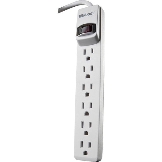Woods 6-Outlet Power Strip