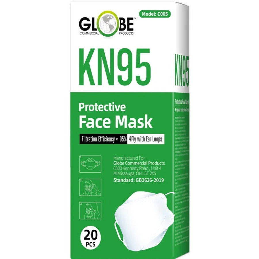 Globe KN95 Formfitting Masks Adults - 7765