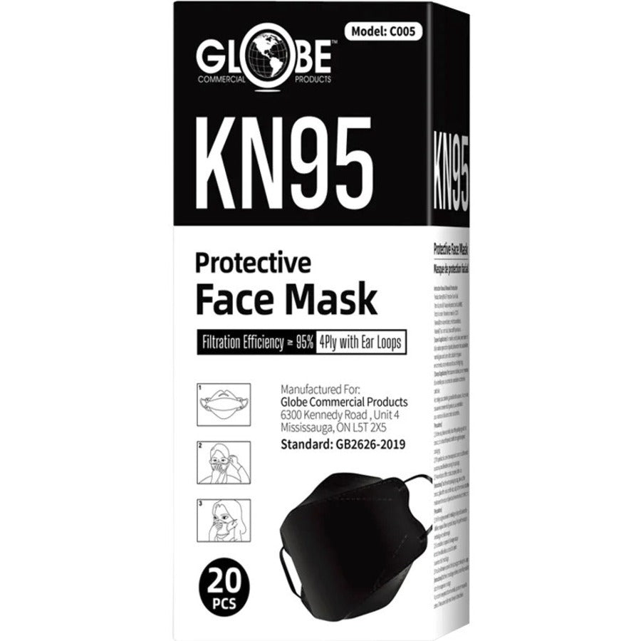 Globe KN95 Formfitting Masks Adults - 7765B