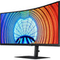 Samsung ViewFinity S6 S34A654UBN 34" Class UW-QHD Curved Screen LCD Monitor - 21:9 - Black - LS34A654UBNXGO