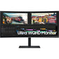 Samsung ViewFinity S6 S34A654UBN 34" Class UW-QHD Curved Screen LCD Monitor - 21:9 - Black - LS34A654UBNXGO