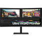 Samsung ViewFinity S6 S34A654UBN 34" Class UW-QHD Curved Screen LCD Monitor - 21:9 - Black - LS34A654UBNXGO