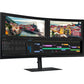 Samsung ViewFinity S6 S34A654UBN 34" Class UW-QHD Curved Screen LCD Monitor - 21:9 - Black - LS34A654UBNXGO