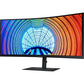 Samsung ViewFinity S6 S34A654UBN 34" Class UW-QHD Curved Screen LCD Monitor - 21:9 - Black - LS34A654UBNXGO