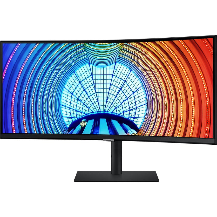 Samsung ViewFinity S6 S34A654UBN 34" Class UW-QHD Curved Screen LCD Monitor - 21:9 - Black - LS34A654UBNXGO