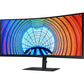 Samsung ViewFinity S6 S34A654UBN 34" Class UW-QHD Curved Screen LCD Monitor - 21:9 - Black - LS34A654UBNXGO
