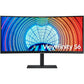 Samsung ViewFinity S6 S34A654UBN 34" Class UW-QHD Curved Screen LCD Monitor - 21:9 - Black - LS34A654UBNXGO