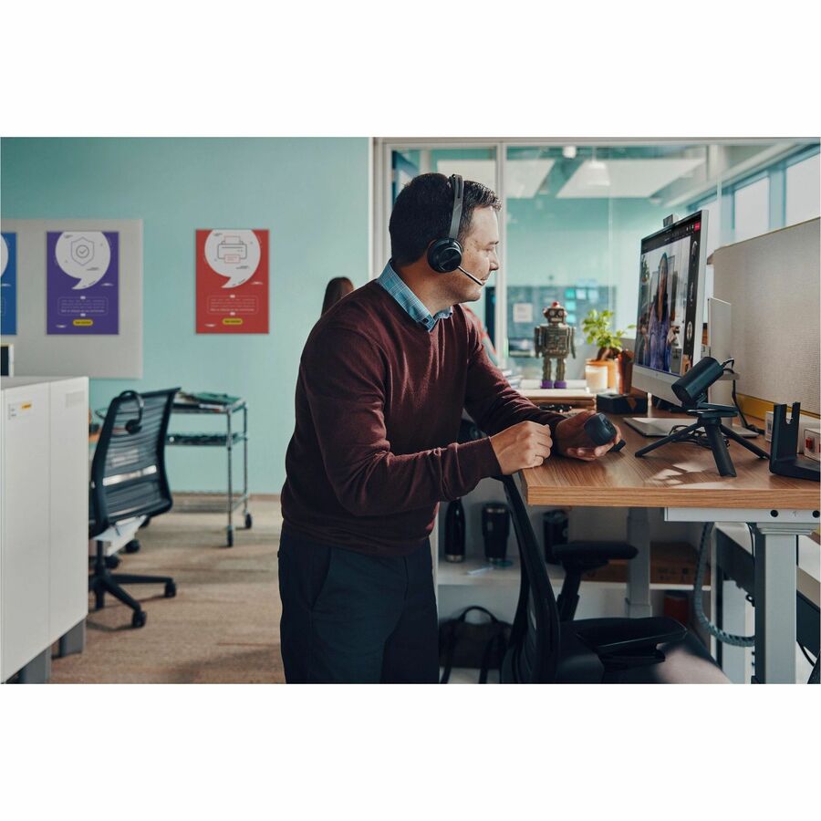 Poly Voyager Focus 2 USB-A With Charge Stand Headset - 77Y86AA