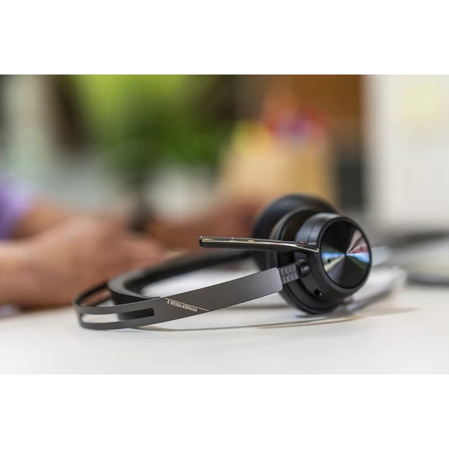 Poly Voyager Focus 2 USB-A With Charge Stand Headset - 77Y86AA