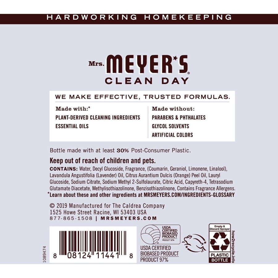 Mrs. Meyer's Lavender Multi-Surface Everyday Cleaner - 829846