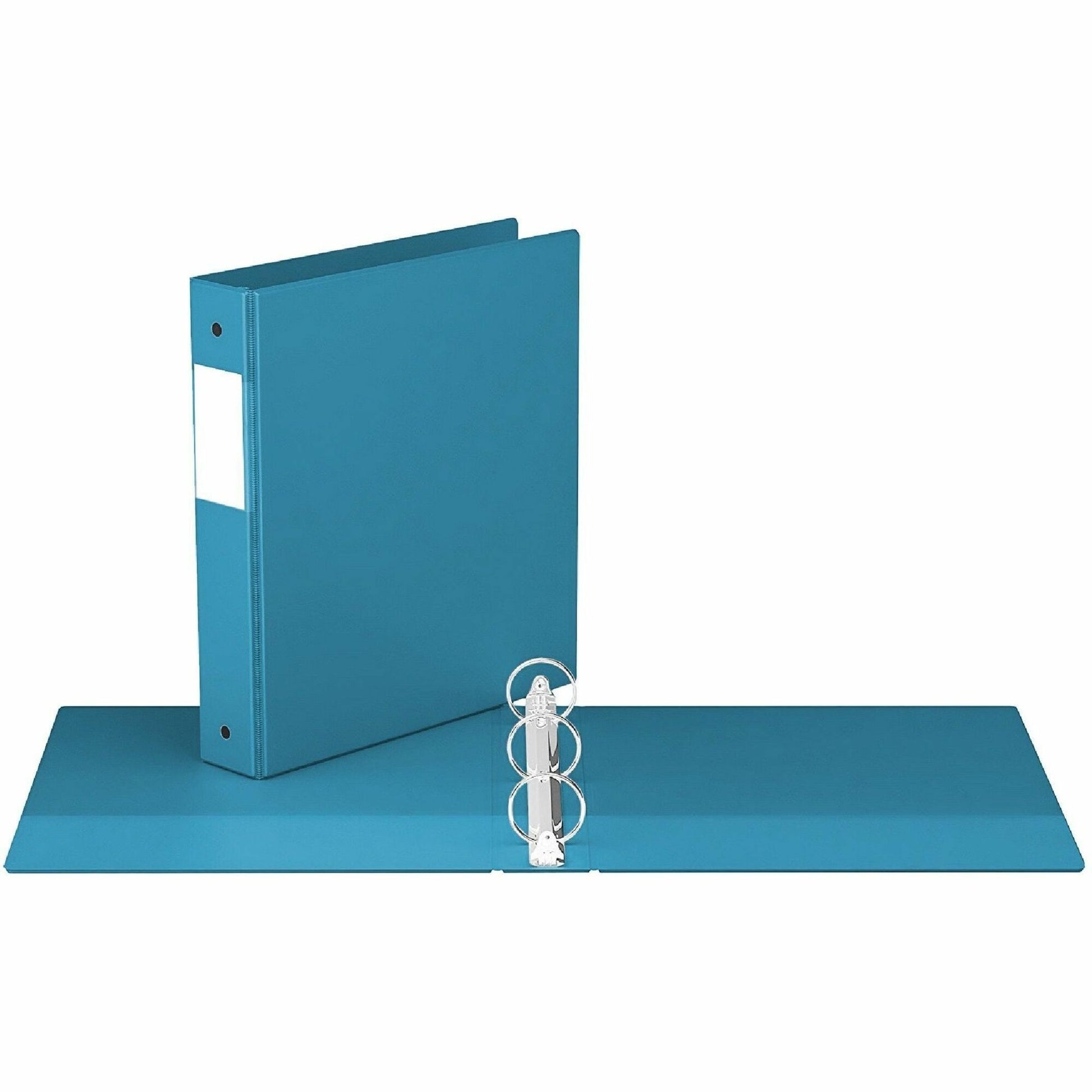 Davis Group Premium Economy, Round Ring, Binder, (Turquoisee Blue, 1.5")