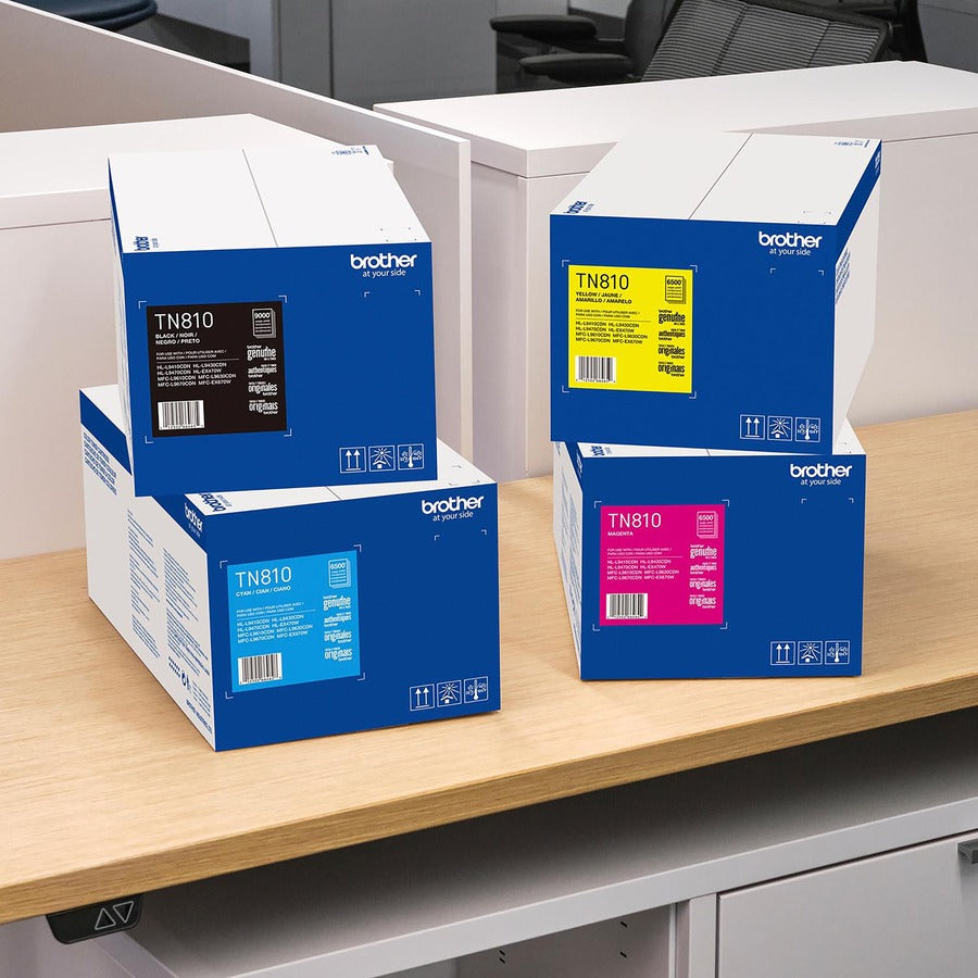 Brother TN810BK Original Standard Yield Laser Toner Cartridge - Black - 1 Each - TN810BK