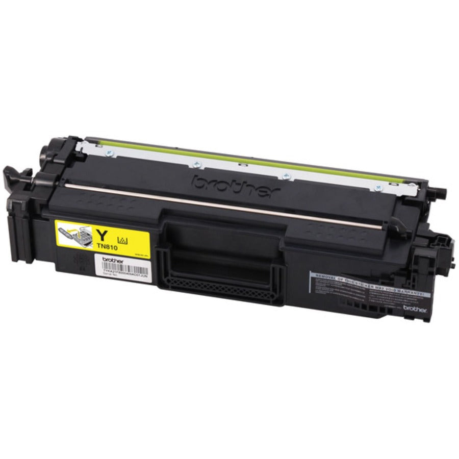 Brother TN810Y Original Standard Yield Laser Toner Cartridge - Yellow - 1 Each - TN810Y