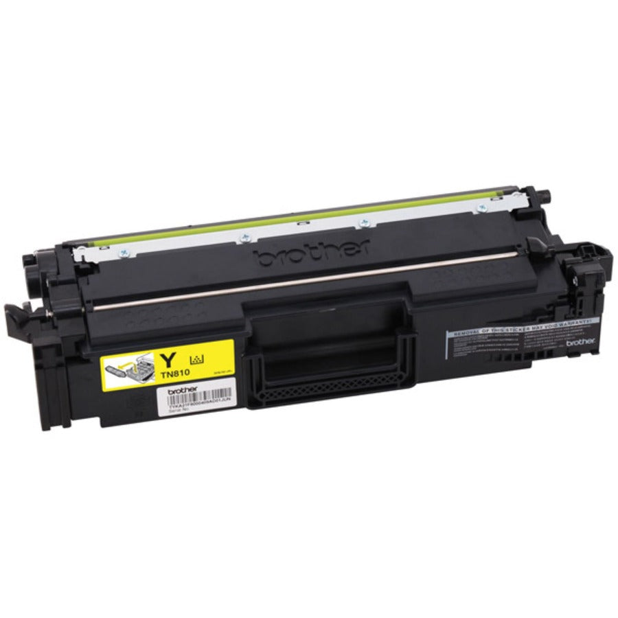 Brother TN810Y Original Standard Yield Laser Toner Cartridge - Yellow - 1 Each - TN810Y