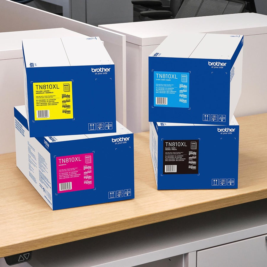 Brother TN810XLBK Original High Yield Laser Toner Cartridge - Black - 1 Each - TN810XLBK