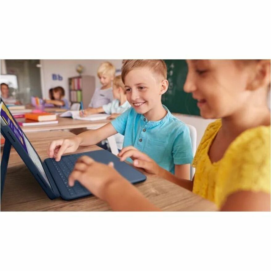 Logitech Rugged Combo 4 Rugged Keyboard/Cover Case (Folio) for 10.9" Apple iPad (10th Generation) Tablet - 920-011133