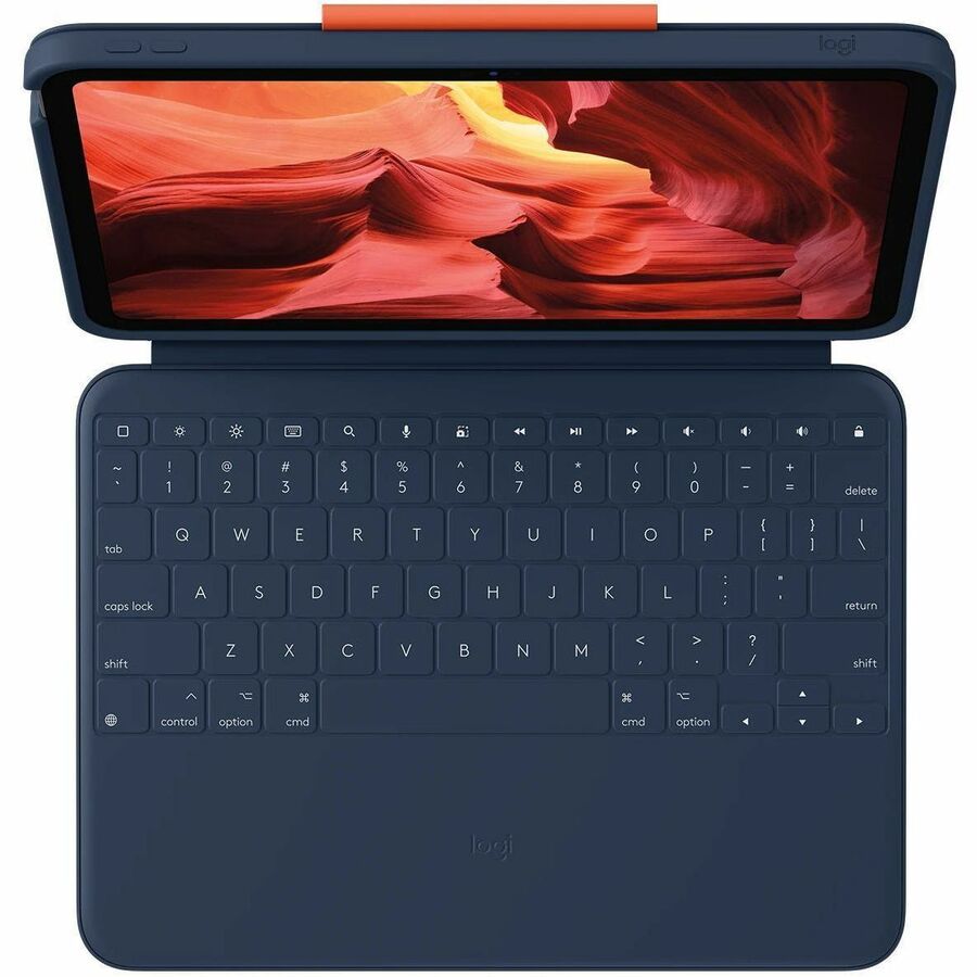Logitech Rugged Combo 4 Rugged Keyboard/Cover Case (Folio) for 10.9" Apple iPad (10th Generation) Tablet - 920-011133