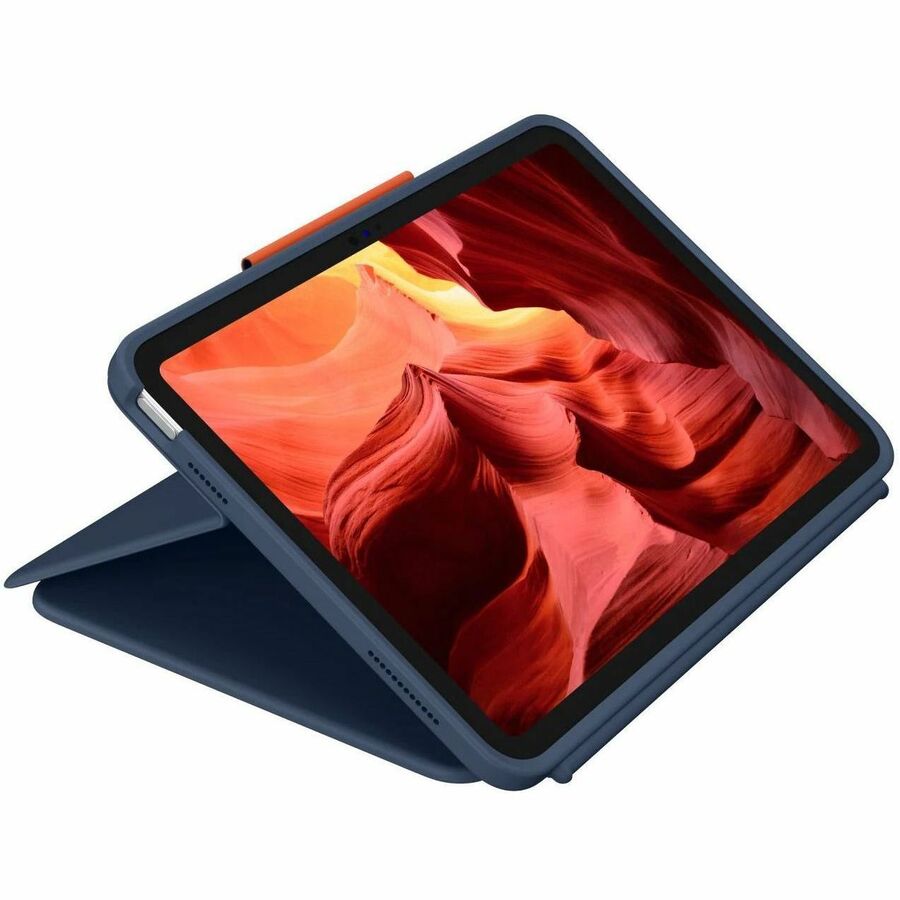 Logitech Rugged Combo 4 Rugged Keyboard/Cover Case (Folio) for 10.9" Apple iPad (10th Generation) Tablet - 920-011133