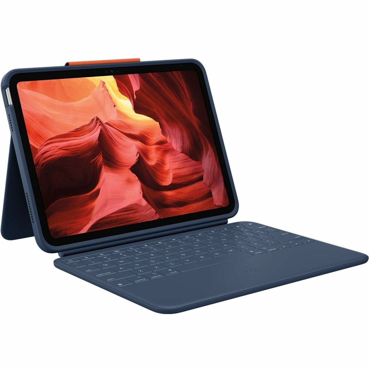 Logitech Rugged Combo 4 Rugged Keyboard/Cover Case (Folio) for 10.9" Apple iPad (10th Generation) Tablet