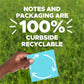 Post-it&reg; 100% Recycled Paper Super Sticky Notes, 3 in x 3 in, Oasis Collection - 654R24SSTCP