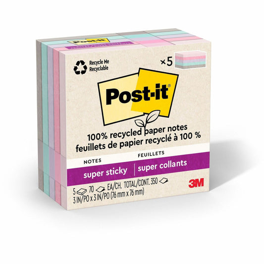 Post-it&reg; Recycled Super Sticky Notes