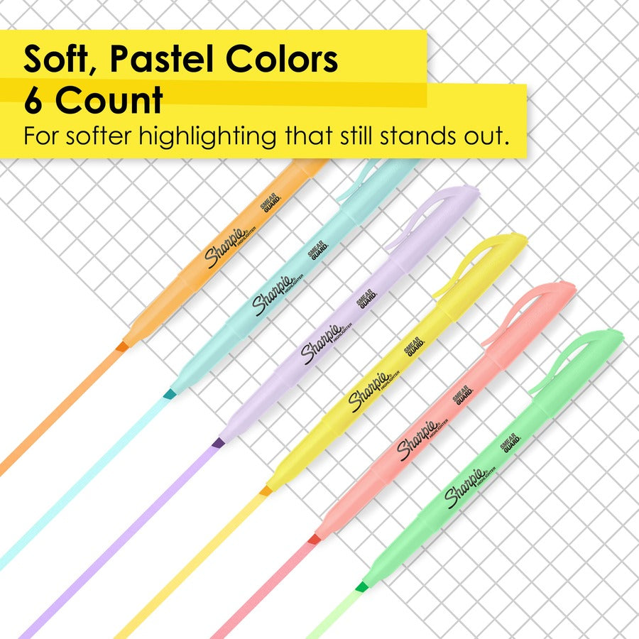 Sharpie Accent Highlighters w/Smear Guard - 2157486