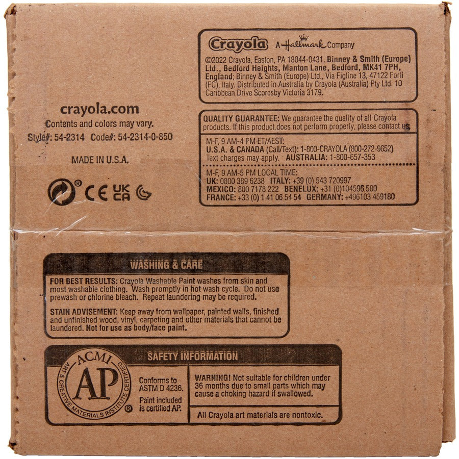 Crayola Colors of the World&trade; Washable Paint - 54-2314