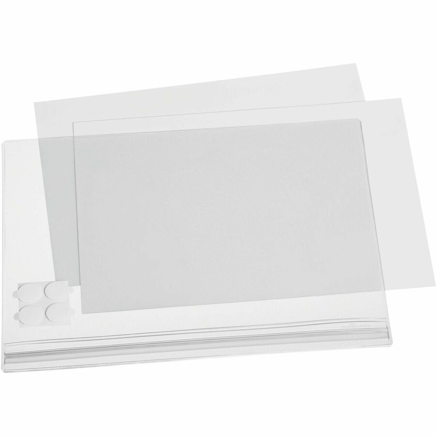 Water resistant self-adhesive document pocket which is ideal for displaying information outdoors such as garden centers, saunas, swimming pools, gates and notice boards, where notices come into with - 501619