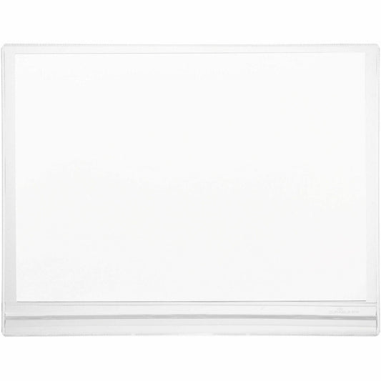 Water resistant self-adhesive document pocket which is ideal for displaying information outdoors such as garden centers, saunas, swimming pools, gates and notice boards, where notices come into contact with splashing water.
