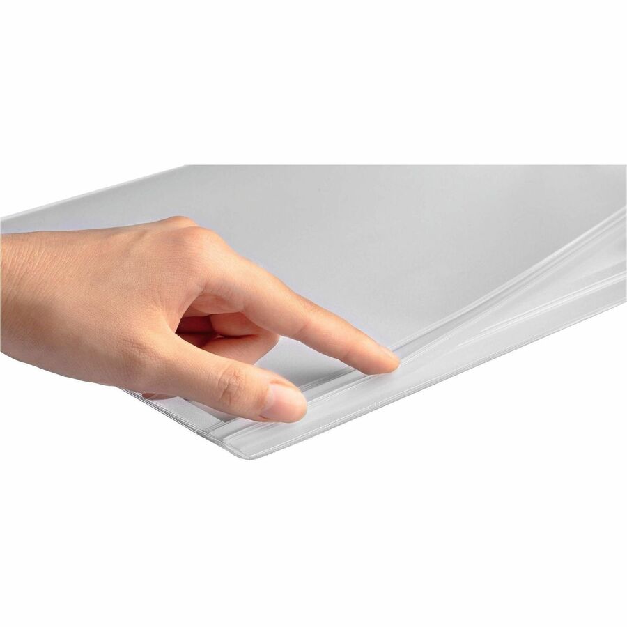 Water resistant self-adhesive document pocket which is ideal for displaying information outdoors such as garden centers, saunas, swimming pools, gates and notice boards, where notices come into with - 501619