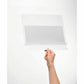 Water resistant self-adhesive document pocket which is ideal for displaying information outdoors such as garden centers, saunas, swimming pools, gates and notice boards, where notices come into with - 501619